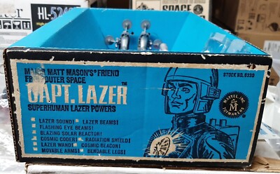 VINTAGE MATTEL MAJOR MATT MASON FRIEND FROM MARS CAPT LAZER BOXED