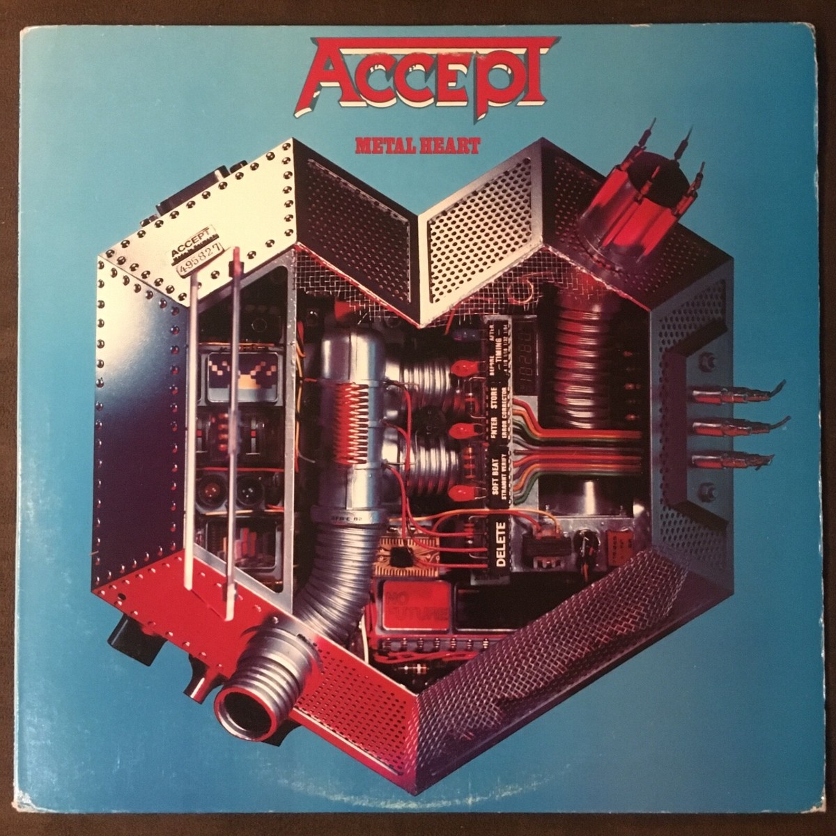 ACCEPT Metal Heart - 1985 First Press Portrait PROMO LP