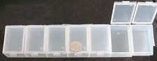 Bead storage, easy to use craft, bead container 7 storage slots cr003