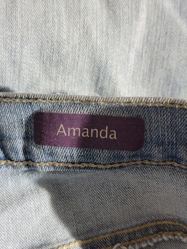 gloria vanderbilt jeans womens size 14 amanda tapered stretch high rise blue - 第 11/12 張圖片