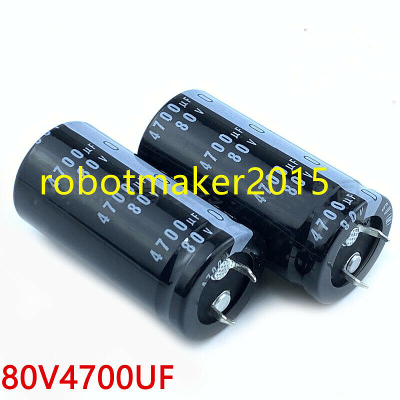 2pcs 4700uf 25v 4700mfd Capacitor 16 * 31mm 85℃ Capacitance Meter - Foto 2