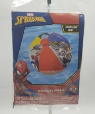 Spiderman Beach Ball, 13.5” Swimming Fun Spiderman Inflatable