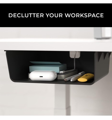 HumanCentric Under Desk Storage Shelf - Under Desk Drawer Organizer for Office - Picture 8 of 8