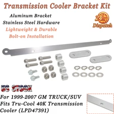 For 99-07 GM Tru Cool 40K Transmission Oil Cooler Mounting Bracket Kit Truck SUV
