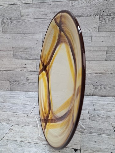 Vtg Vernon Organdie Vernonware 2 Dinner Plates 12¼" Plaid Brown Yellow 1937-1958 - Picture 4 of 24