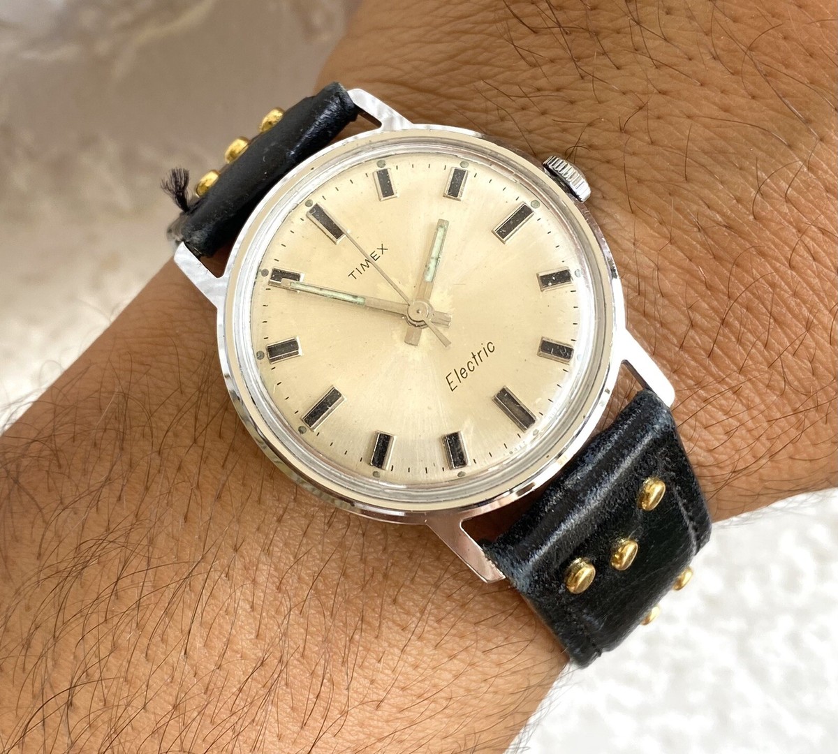 Timex Electric Calendar Vintage Watch Men's dial 9417 4070