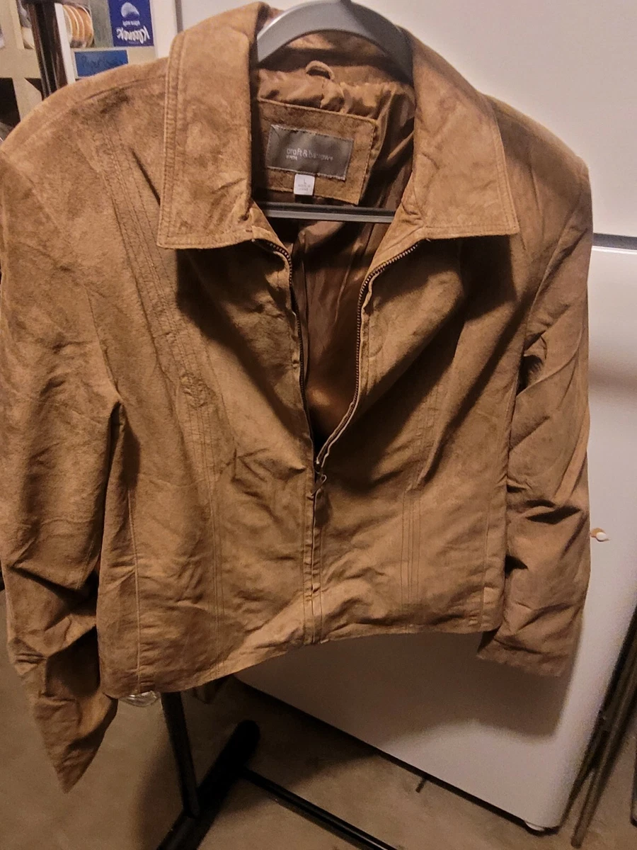 Croft and barrow suede best sale jacket