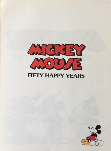 Mickey Mouse Fifty Happy Years Soft Cover - Imagen 4 de 6