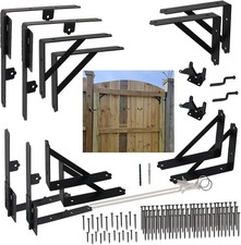 Anti Sag Fence Gate Kit Heavy Duty Gate Corner Brace Bracket 2 Set Gate Hardware