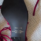 Colin Stuart Red Strappy Lace-Up Leather Ankle Strap Sandals Women’s 7 — photo 3