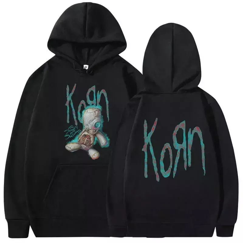double sided hoodie rock lovers, Korn Rock Band Hoodie, Spring hoodie US size
