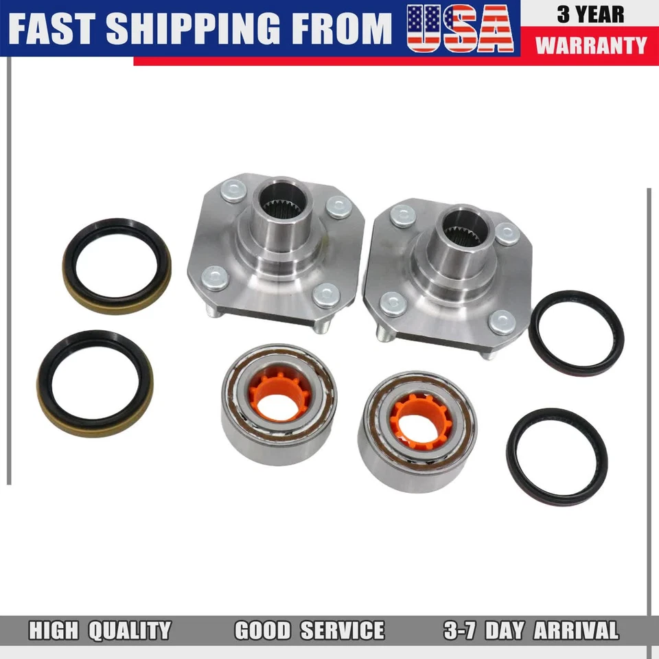 Juego de 8 sellos de buje y cojinetes de rueda delanteros para Toyota Tercel 91-99 Paseo 92-97 Foto 2 de 4