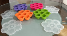 Silicone Baby Food Freezer Tray- BPA Free, 7 compartments set of 4