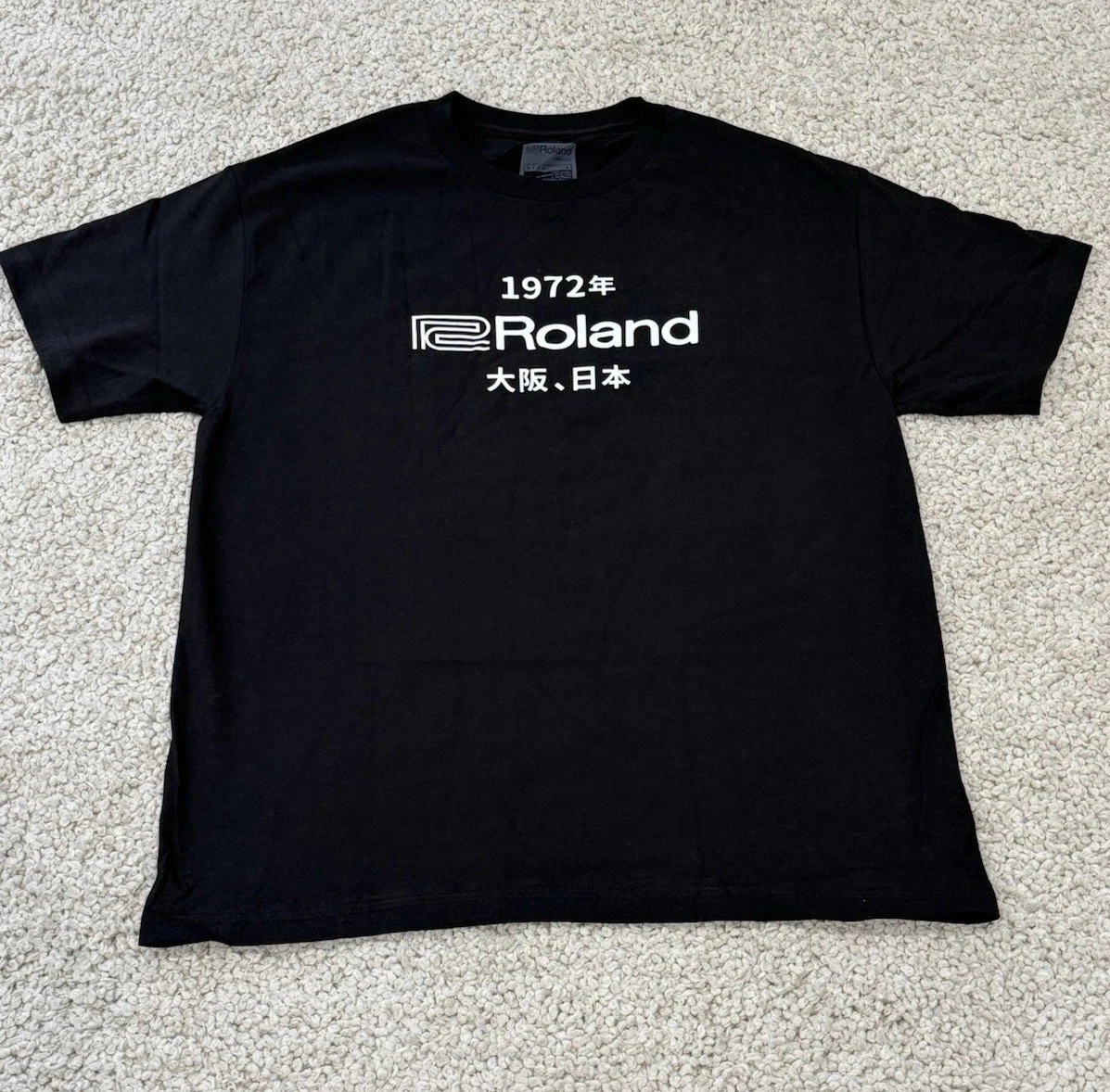 NEW AUTHENTIC Roland Lifestyle Osaka Kanji 1972 Official Merch Shirt Size XL