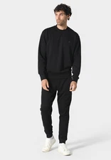 883 Police Mens Crew Neck Sweatshirt Tracksuit Top Joggers Sweat Pants Black