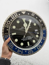 Luxury Inspired Vintage Wall Clock GMT Batman With Sweeping Second Hand