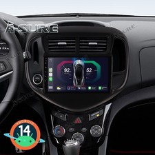 Apple Carplay Android 14 Car Stereo Radio GPS For Chevrolet Aveo Sonic 2017-2020