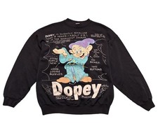 Vintage Disney Snow White and the Seven Dwarfs Dopey AOP Sweater Size L