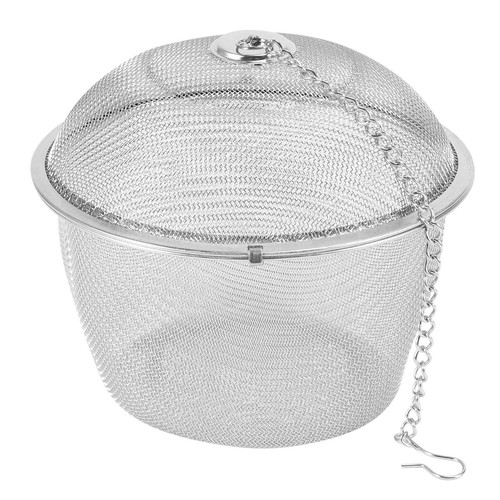 Extra Edelstahl Verschlussgeflecht Tee Tee-Ei mit Haken Kette C7L68425