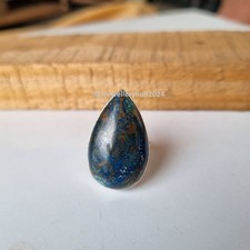 Natural Azurite Gemstone Ring 925 Sterling Silver Free Shipping Ring PG6359