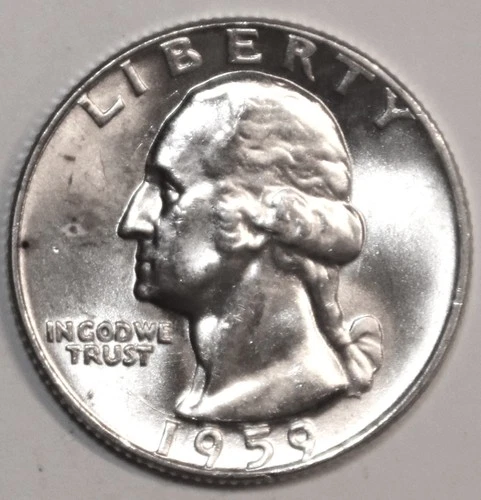 1959-D Washington Quarter - BU - #9906D - FREE SHIPPING