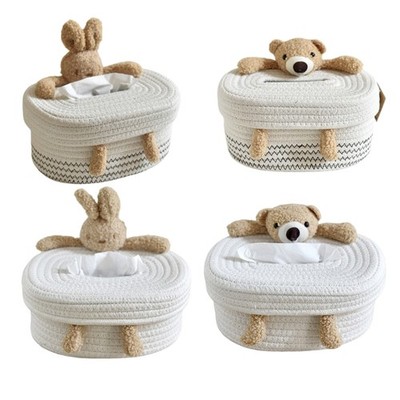Creative Animal Shape Tissue Dispenser Box for Living Room Bedroom Study Room
