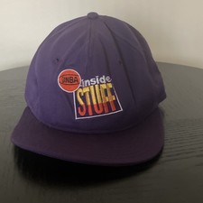 NBA Inside Stuff Purple Snapback Adjustable Hat Men's Sports Casual Vintage AJD