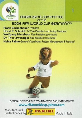 Sticker Panini football Coupe du Monde 2006 n° 483 Daniel Gygax
