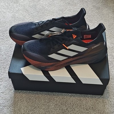 adidas Ultraboost 5X Men's Running Shoes Black/White/Orange US 10 D JQ9082