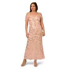 Adrianna Papell Off-the-Shoulder Mermaid SZ 6 NWT