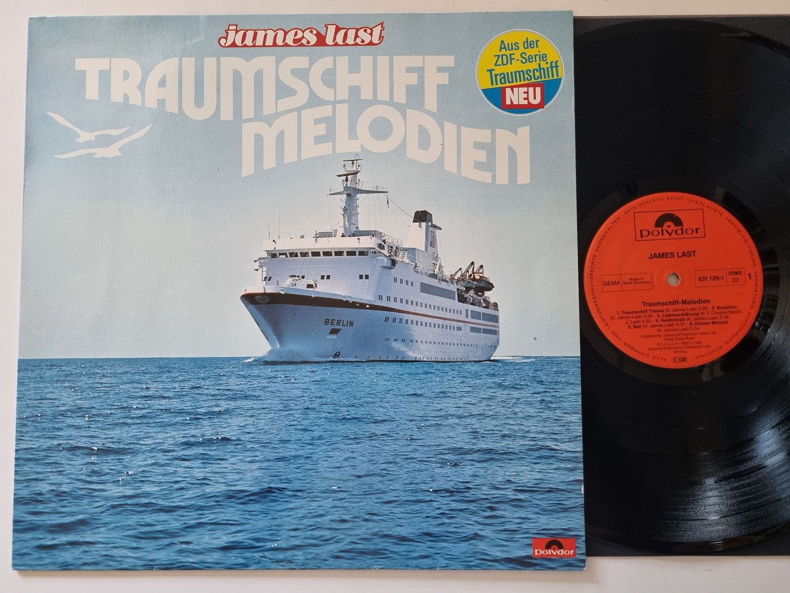 James Last - Traumschiff Melodien Vinyl LP Germany