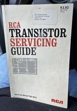 RCA Transistor Servicing Guide (Paperback, 1968) Amplifiers Radios Televisions