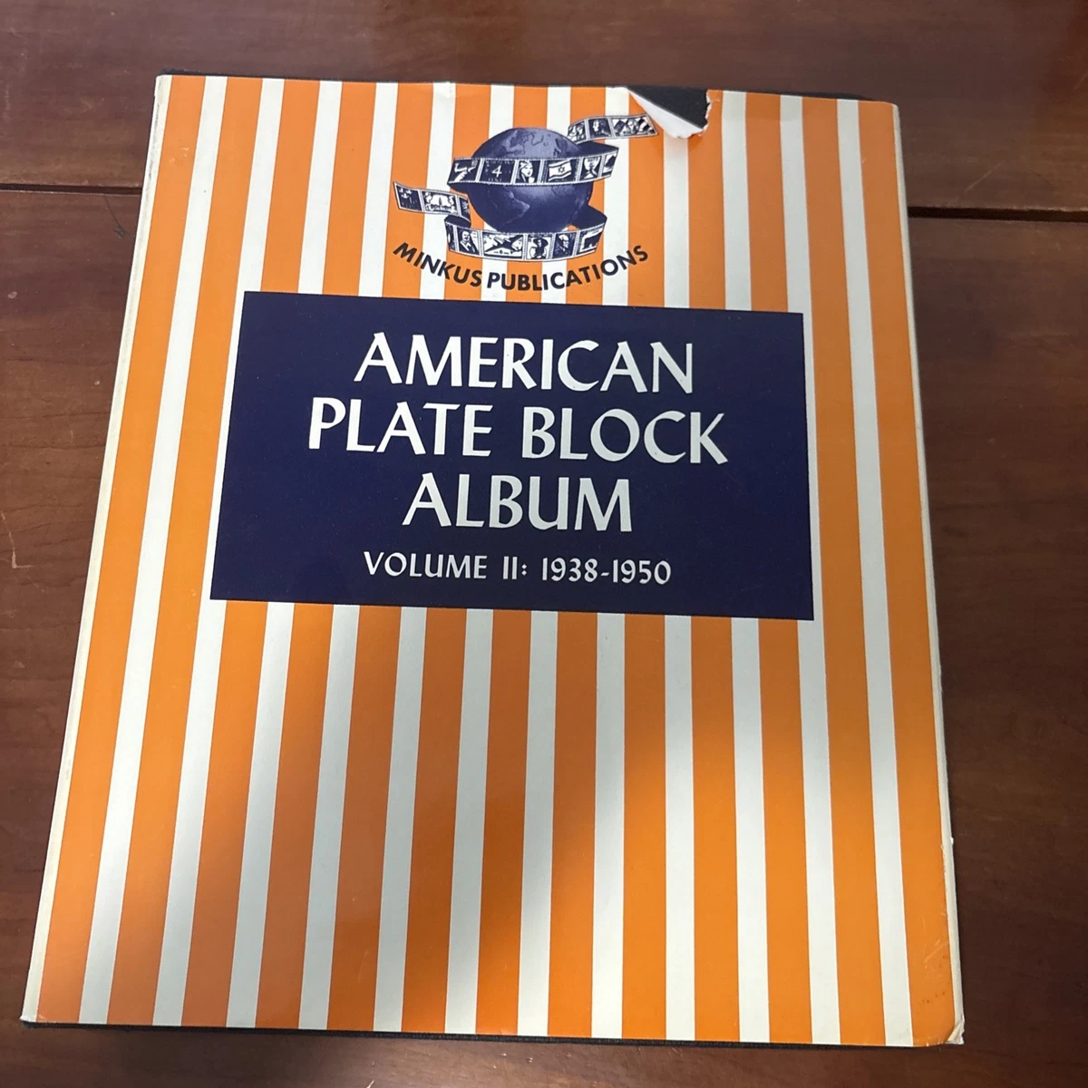 American Plate Block Album Volume II 1938-1950 with 145 blocks