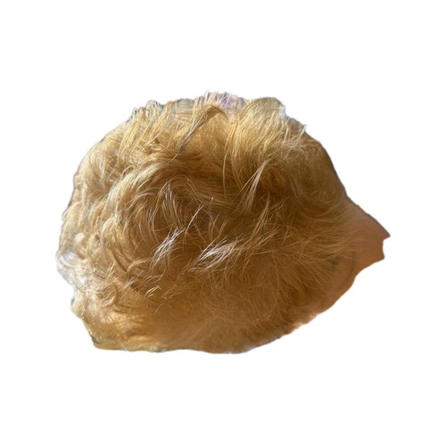 Blond Wavy Hairpiece Toupee for Women