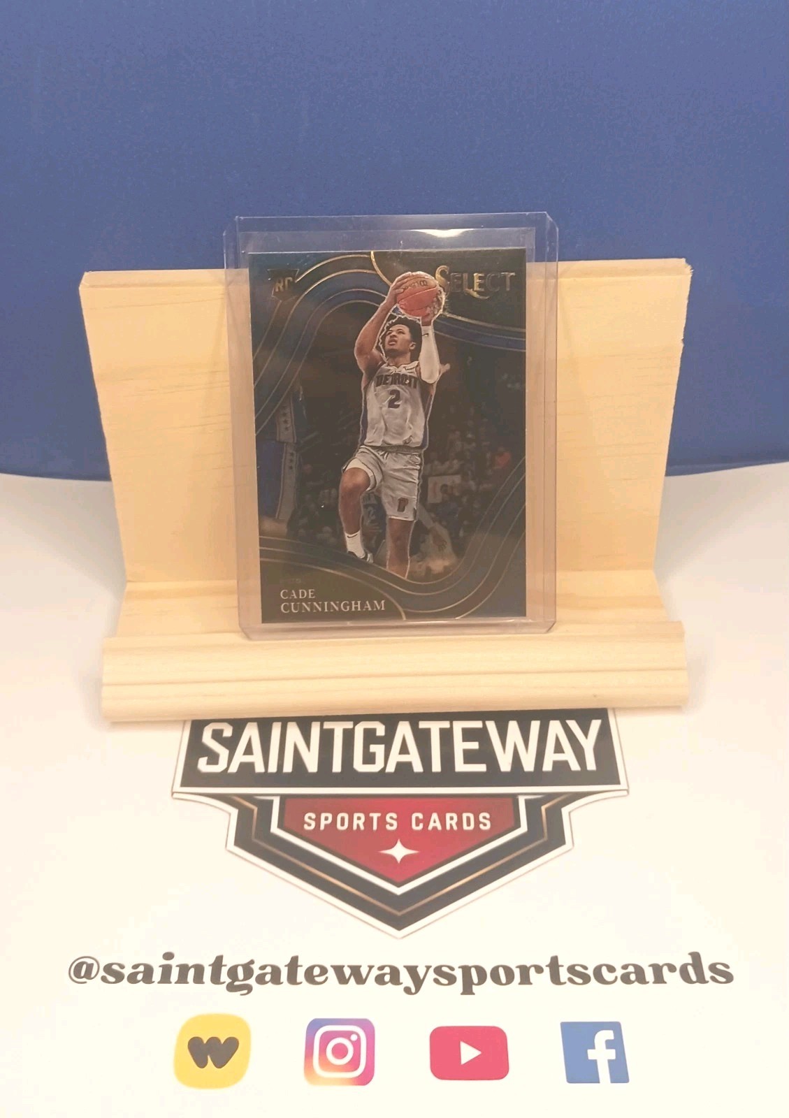 2021-22 Panini Select Courtside Cade Cunningham RC #288 Detroit Pistons Rookie