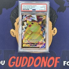 💎PSA 10 GEM MINT 2020 Pokemon Vivid Voltage PIKACHU VMAX #044 Full Art