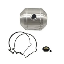 JSD AUTO PARTS 10"x12" 1/4" NPT Outlet 3.75 Gallons Center fill Aluminum 