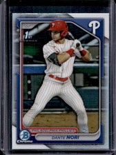 2024 Bowman Draft Dante Nori Chrome Refractor 1st Prospect #BDC-16 Phillies