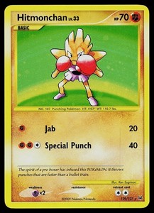 Hitmonchan 129/127 Platinum Secret Rare Holo