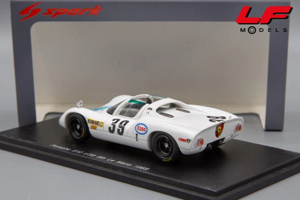 1:43 Porsche 910 N°39 9th Le Mans 1969 - Spark - Immagine 2 di 3