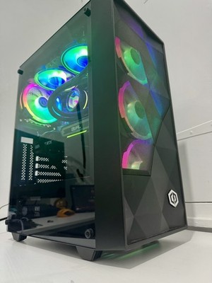 All Black mit RGB Gaming PC / Intel i5 10400 / RTX 5060 8GB / 16GB / 500GB SSD