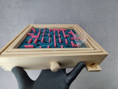 Labyrinth Holz Labyrinth Geschicklichkeitsspiel Traditionelle Spiele Modern Spiel 