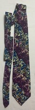 J. Garcia 100% Silk Made In USA Vtg 80’s/90’s Tie. Geometric Purple Ex Cond.
