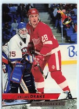 1993-94 Ultra #104 Dallas Drake Detroit Red Wings