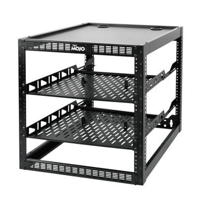 Tecmojo 12U Open Frame Server Rack 19'' Network Rack w/ Shelves