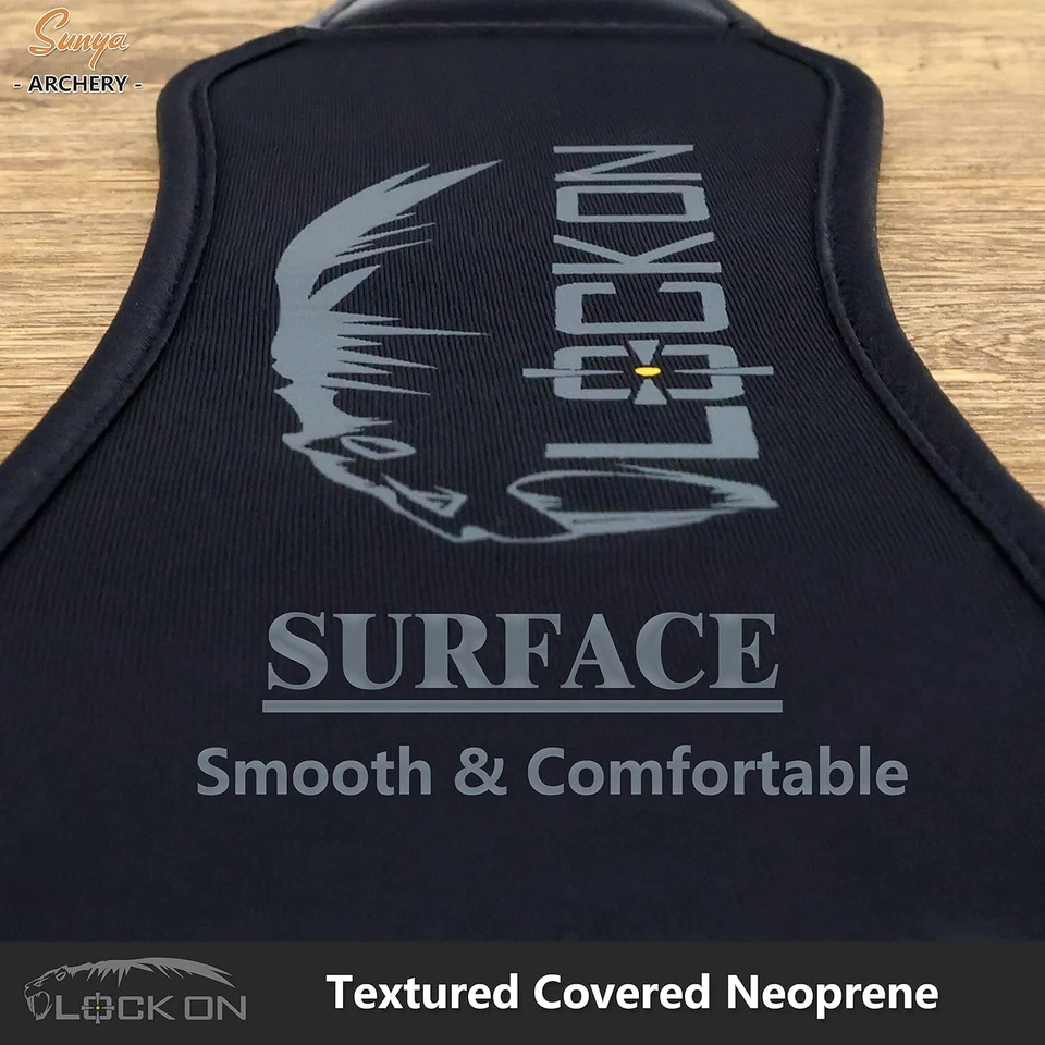 Eslinga de ballesta de neopreno, ancha y gruesa acolchada en el hombro, correa con pivotes Foto 2 de 4