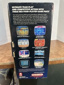 Original Nintendo NES Sports Set Box, Styrofoam, Manual, Posters NO CONSOLE Mint