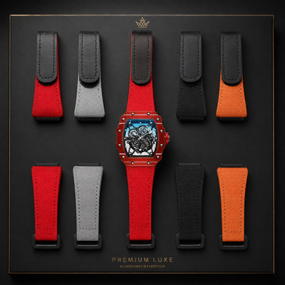 Premium Nylon Ersatz Uhrenarmband für Richard Mille RM011 RM3502 RM056
