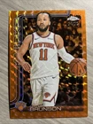 2025-26 Topps Chrome - Jalen Brunson #101 Orange Geometric Refractor Knicks /25