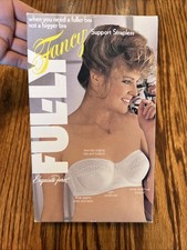 Vintage FUL-LY Bra P4584 White Fully Bra Exquisite Form Size 38 C NOS Strapless